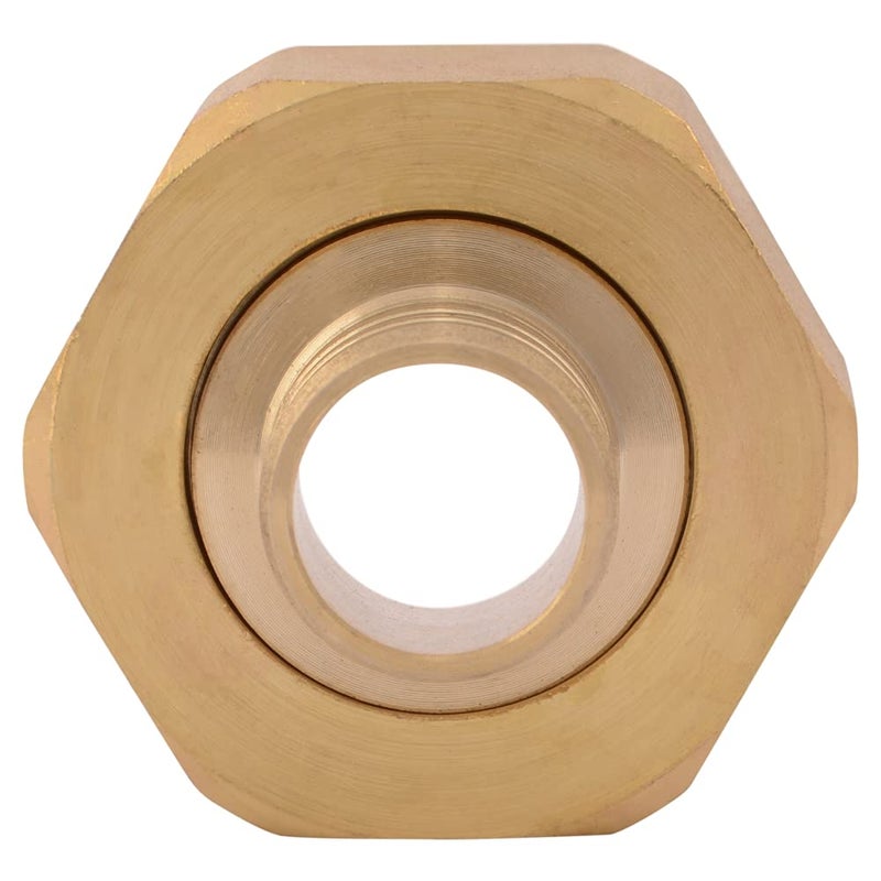 SharkBite 3/4 Inch x 1 Inch NPSM Crimp Swivel Adapter, Brass Plumbing Fittings, PEX Pipe, PE-RT, UC529LFA - Image 4